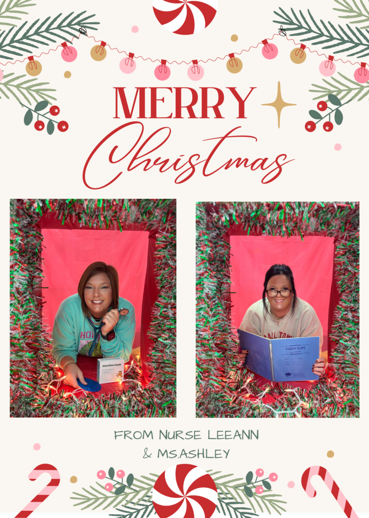 Beige and Red Modern Christmas Party Invitation