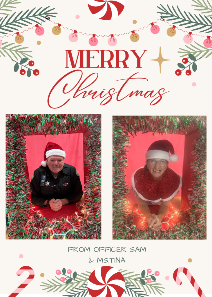 Beige and Red Modern Christmas Party Invitation (1)