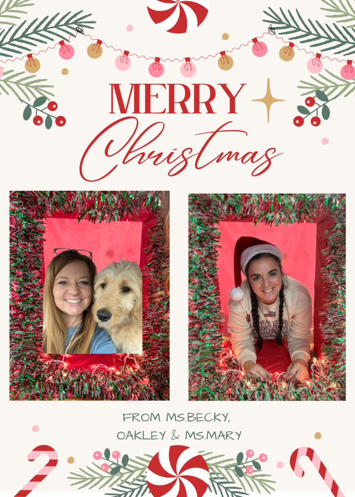 Beige and Red Modern Christmas Party Invitation (2)