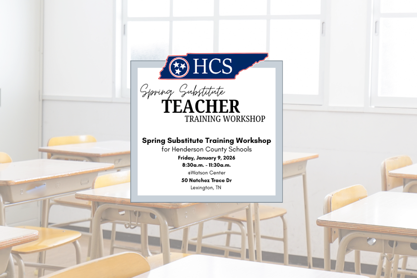 Spring Substitute Teacher Training Workshop