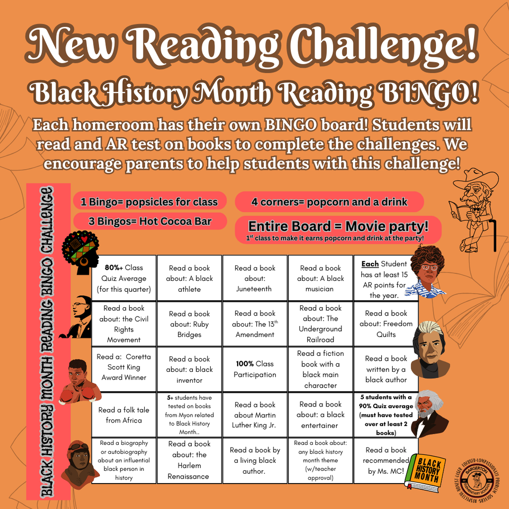Black History Month Bingo challenge
