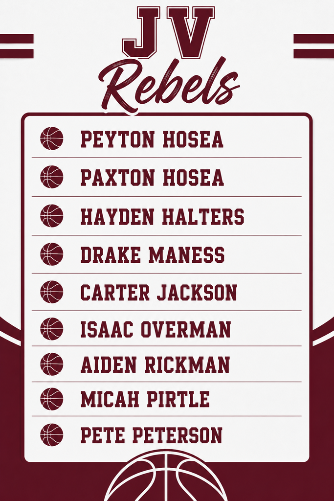 List of JV Rebels