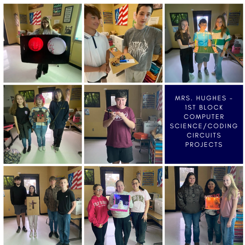 Mrs. Hughes 1st Block Coding Students