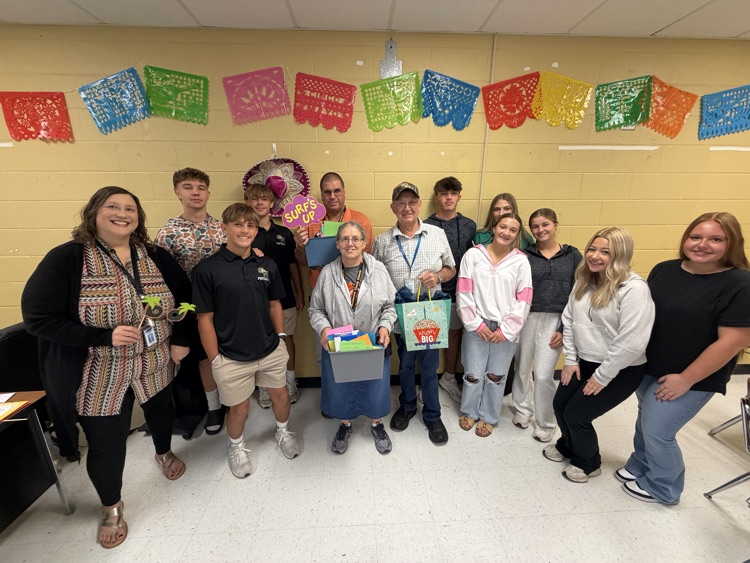 Custodian appreciation from Mrs. Hunt’s classes