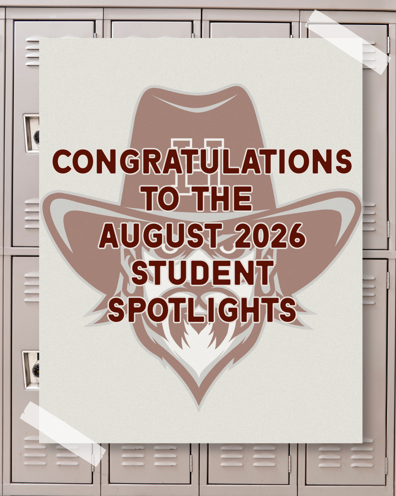 Congratulations to the August 2026 Student Spotlights