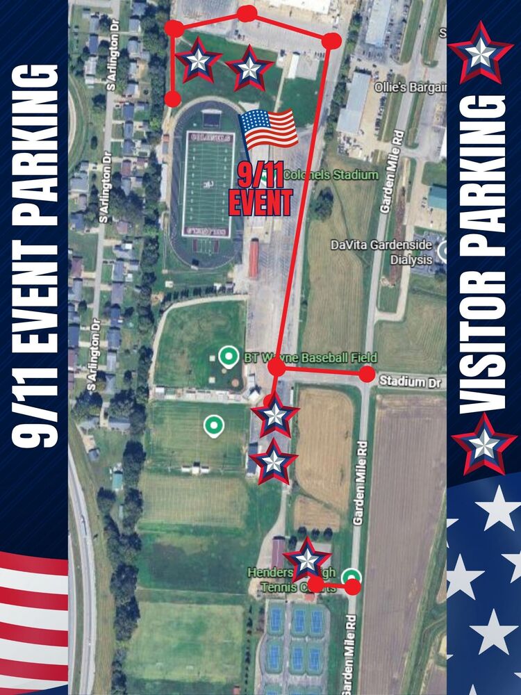 9/11 Event Parking