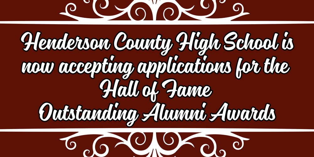 HCHS is accepting Outstanding Alumni Awards