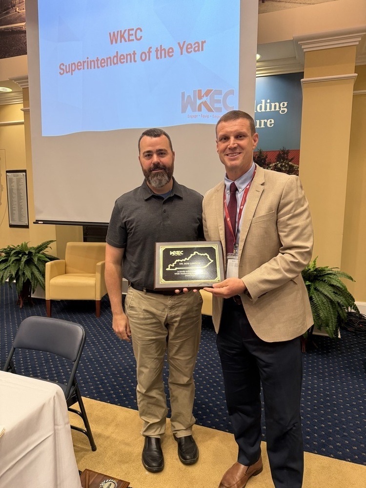 Dr, Lawson WKEC Superintendent of the Year