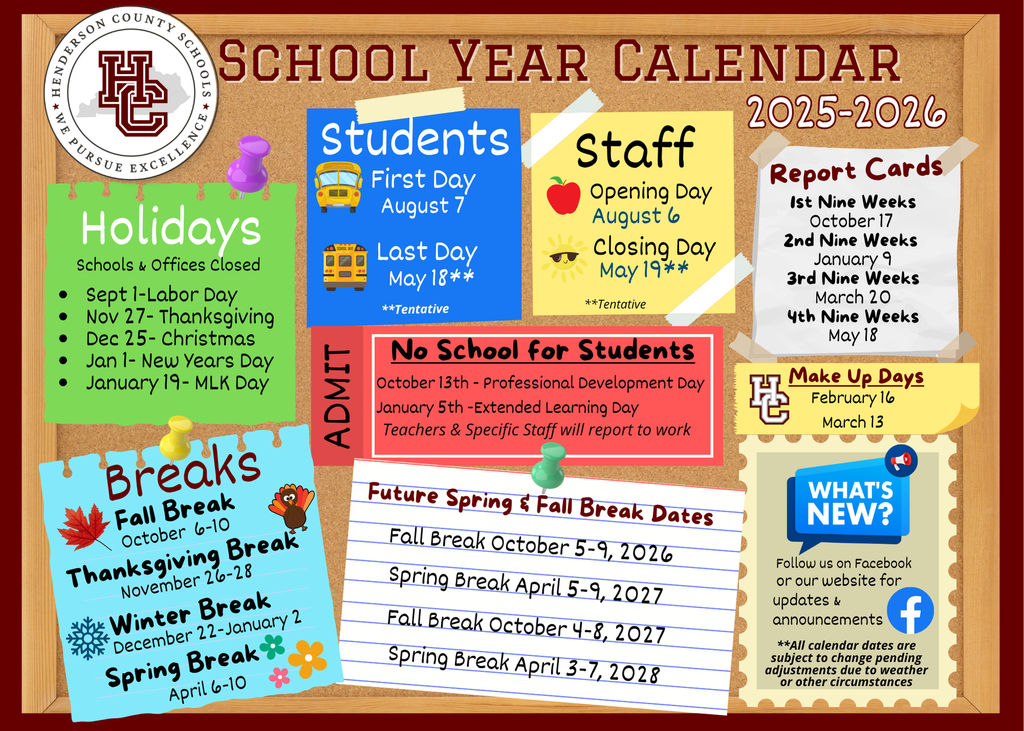 school year calendar