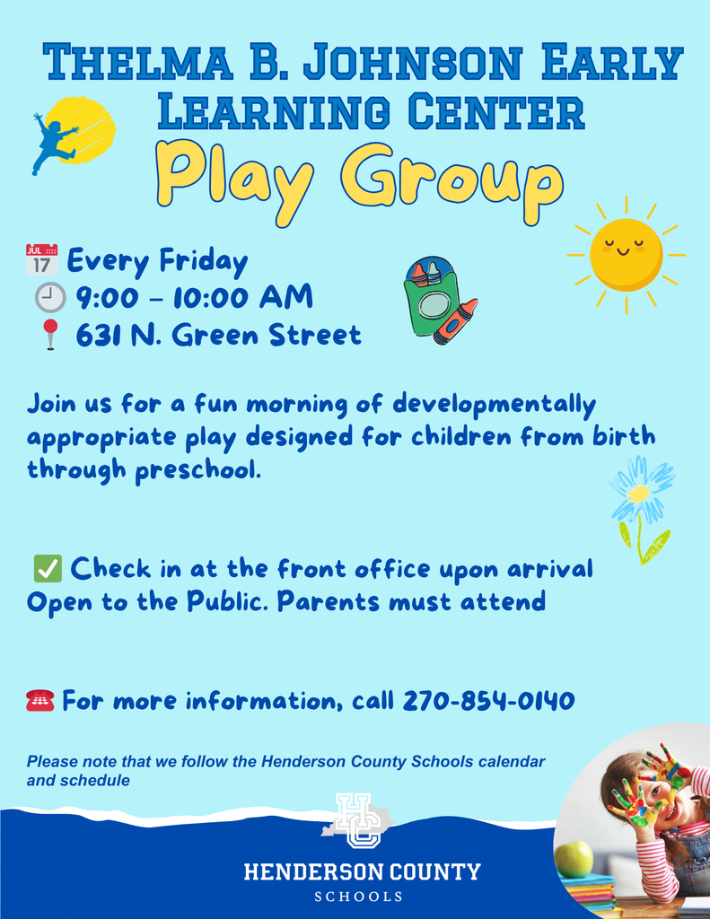 Information on Friday's Play Group