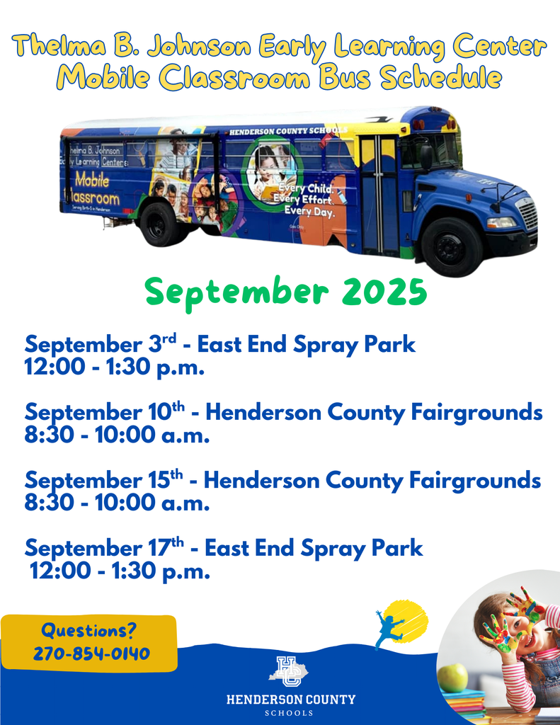 September Mobile Classroom Schedule 