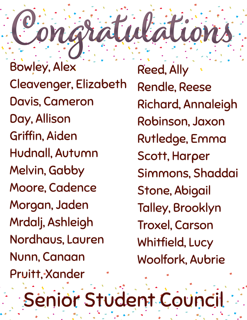 sr student council