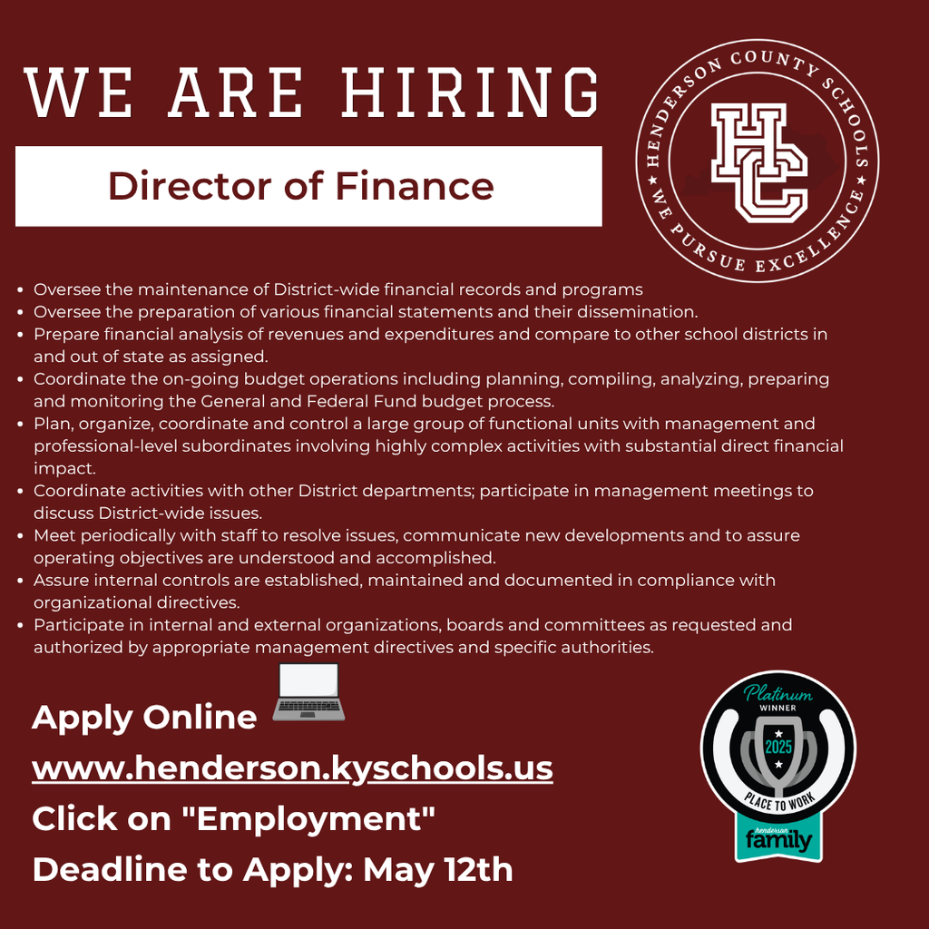 Director of Finance position