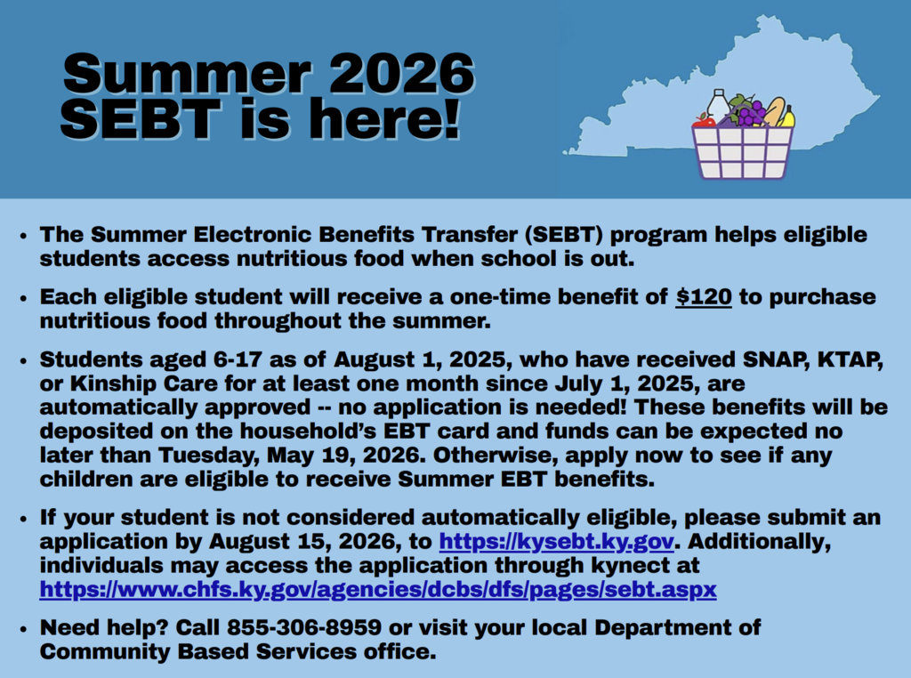 Summer SEBT program
