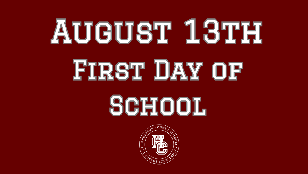 first day of school