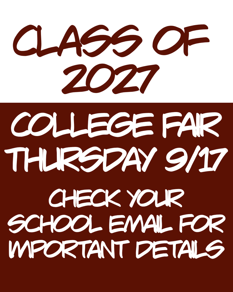 Class of 2027 College Fair