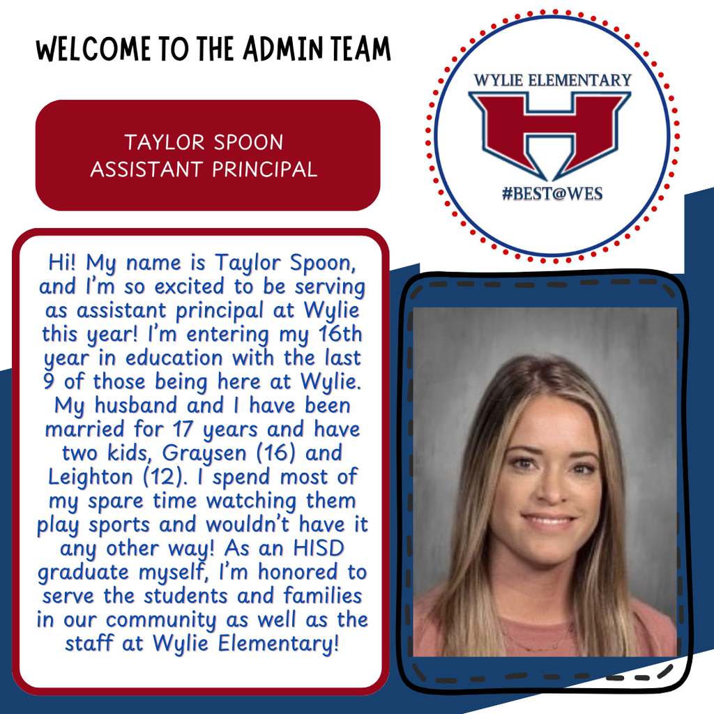 Welcome to the Admin Team Taylor!