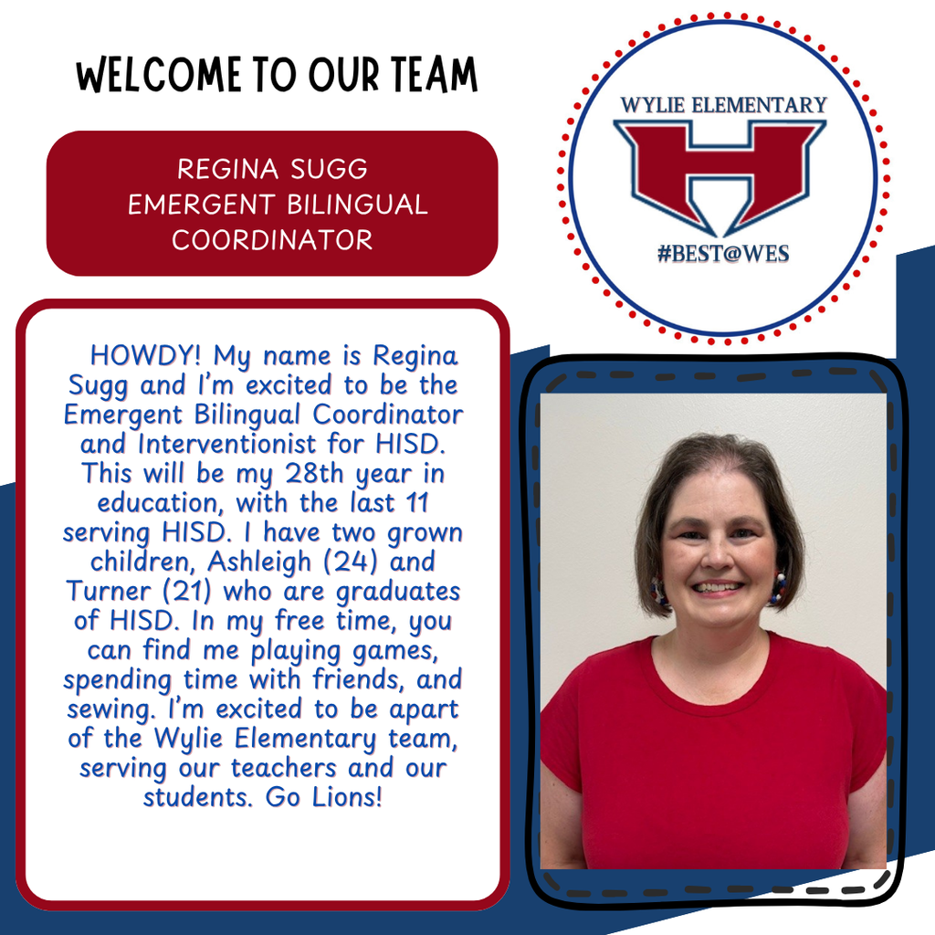 Welcome to Wylie Elementary Regina!