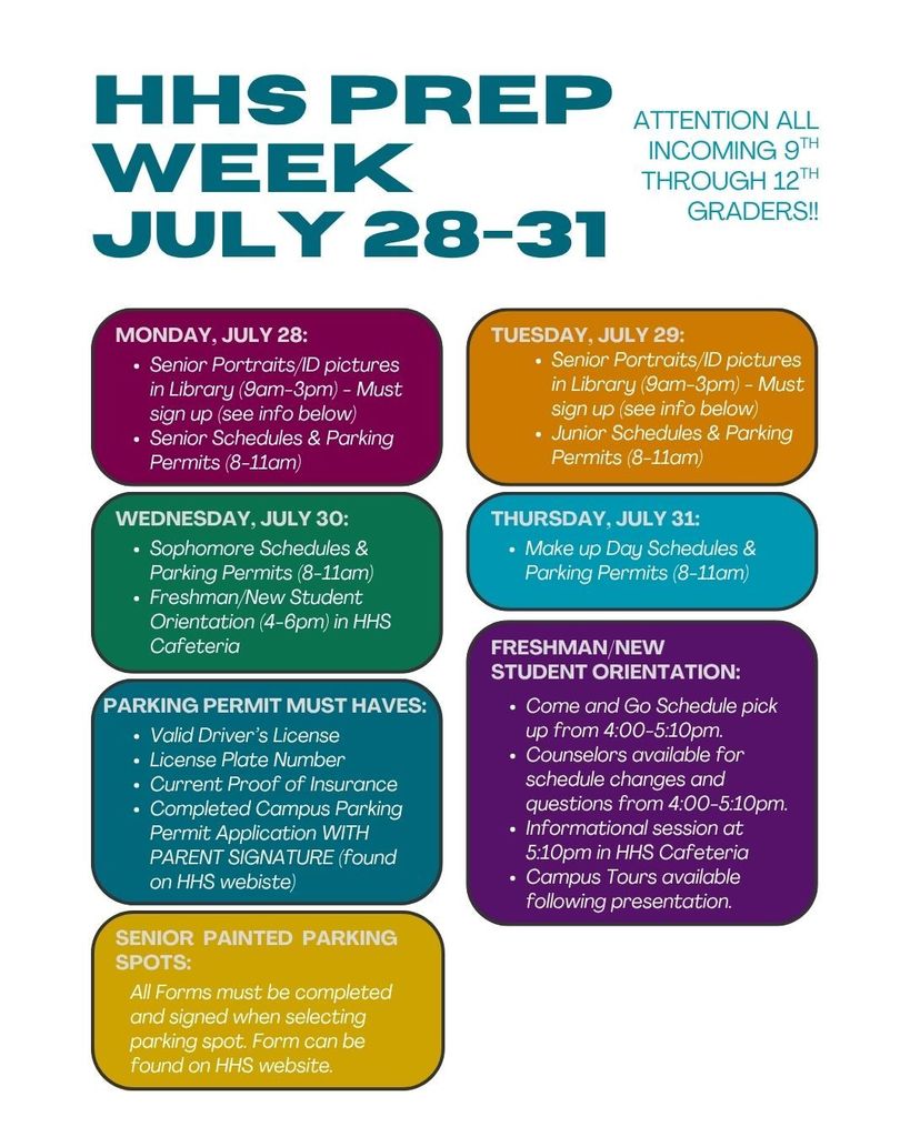 HHS PREP WEEK