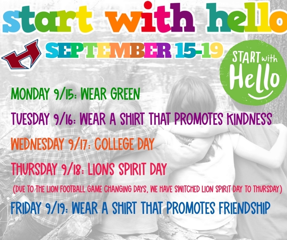 start with hello week