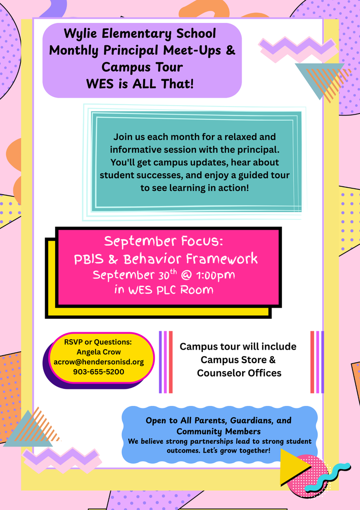 September Principal Meet-Up & Campus Tour