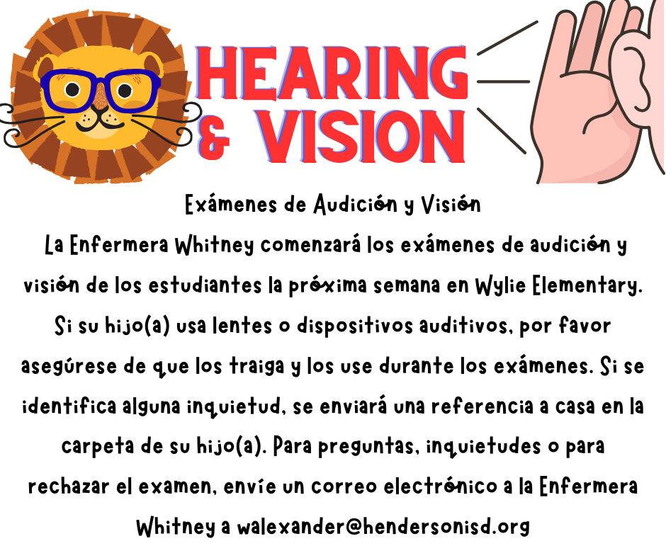 Hearing & Vision- Spanish 