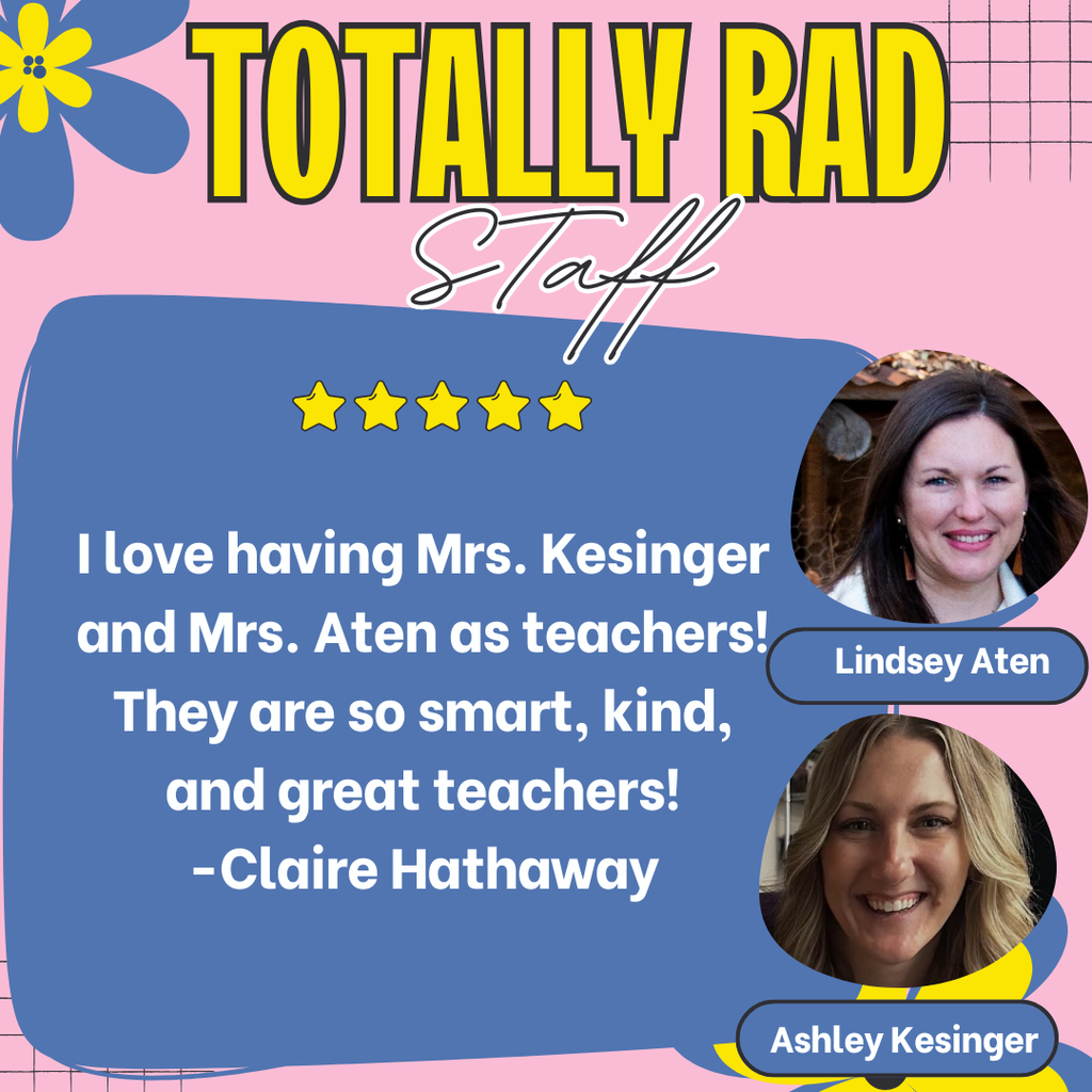Staff shoutout- Aten & Kesinger