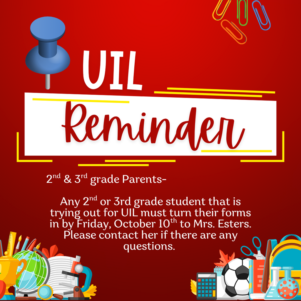 UIL Reminder