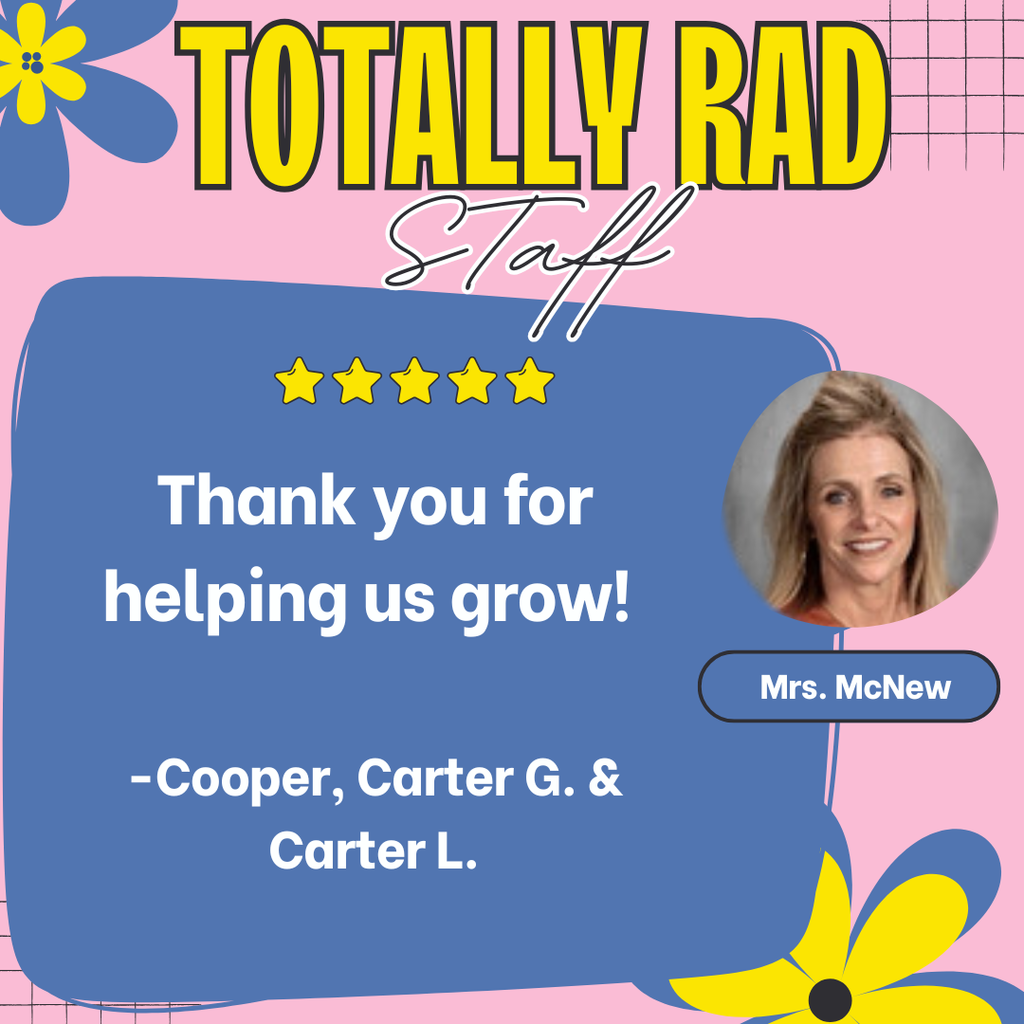 Staff Shoutout- McNew