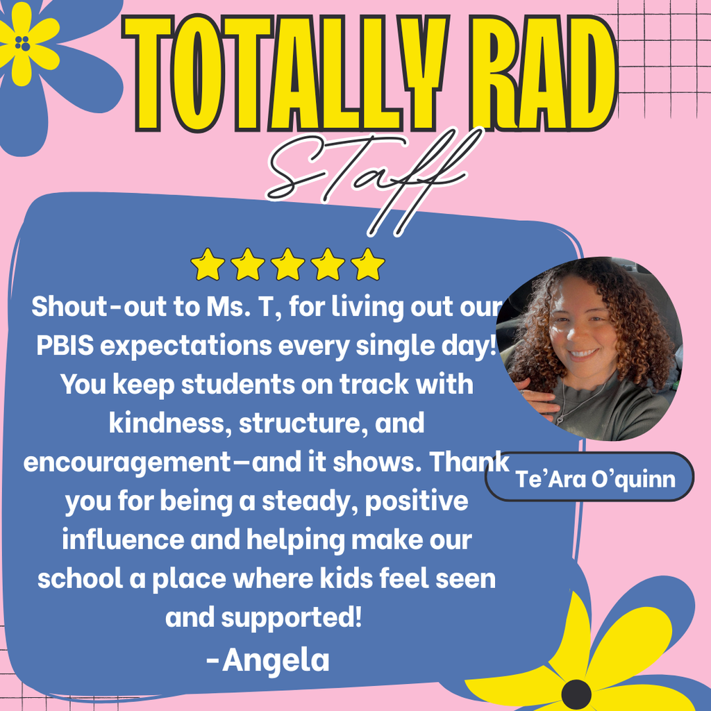 Staff Shoutout- Ms. T