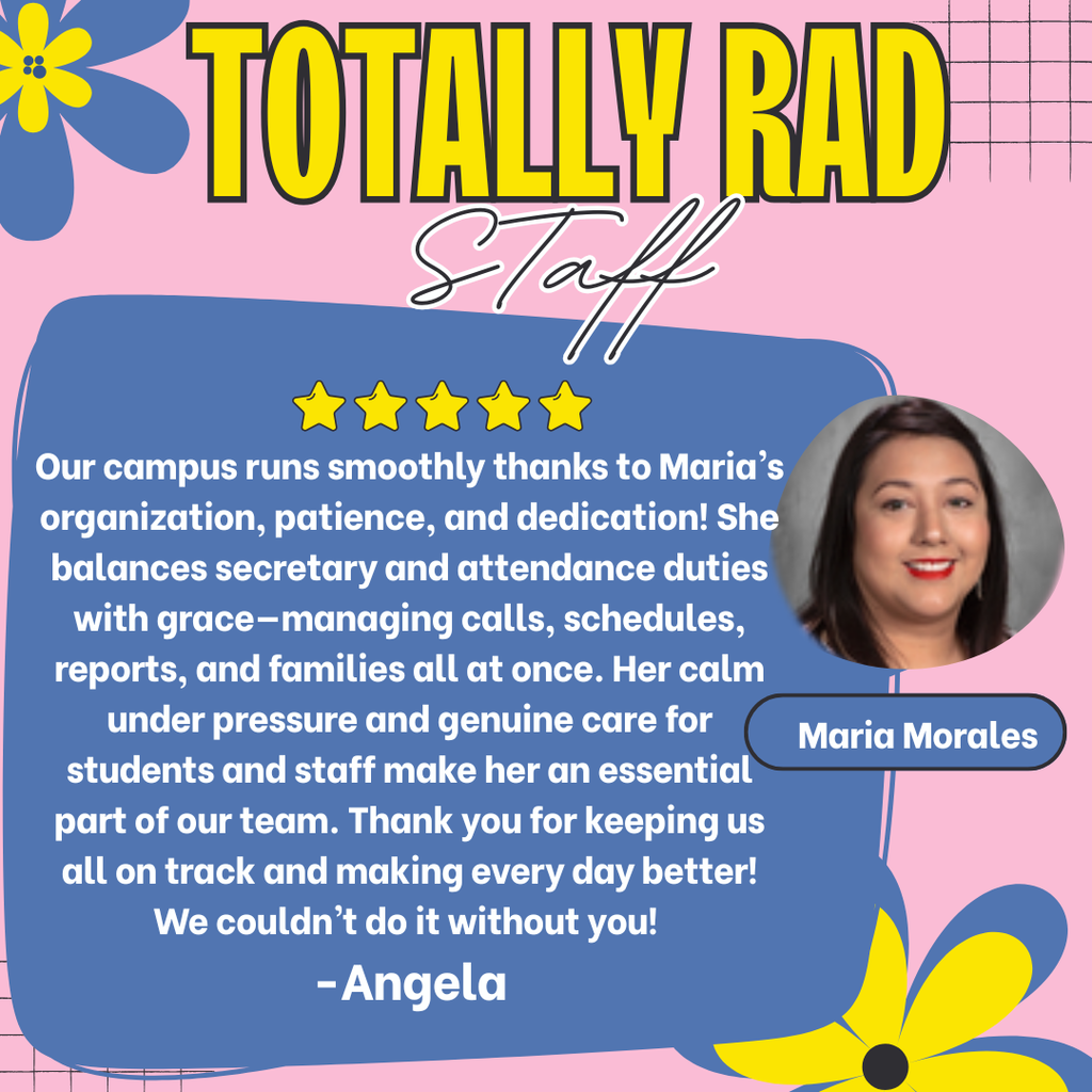 Staff Shoutout- Maria 2