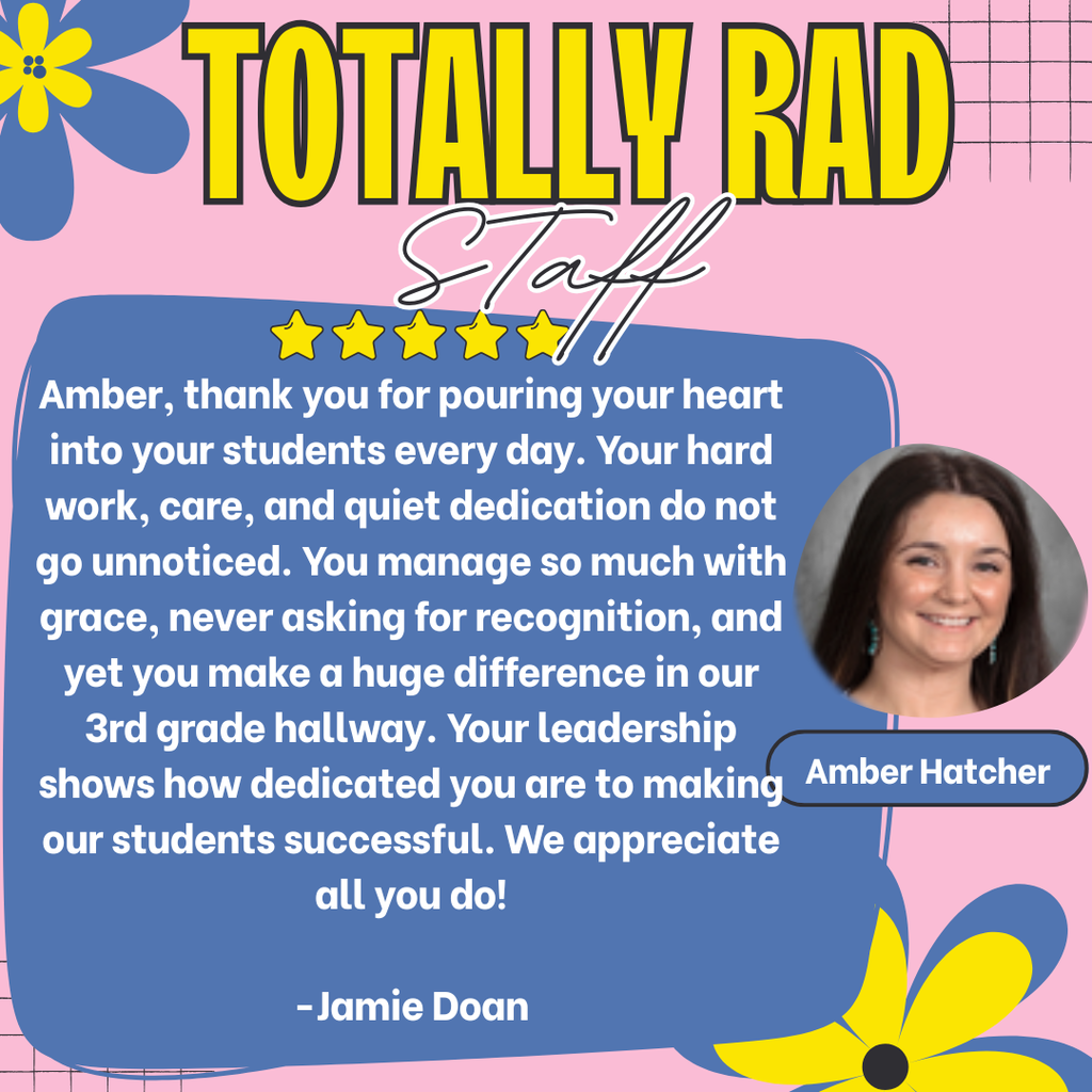 Staff Shoutout- Hatcher 