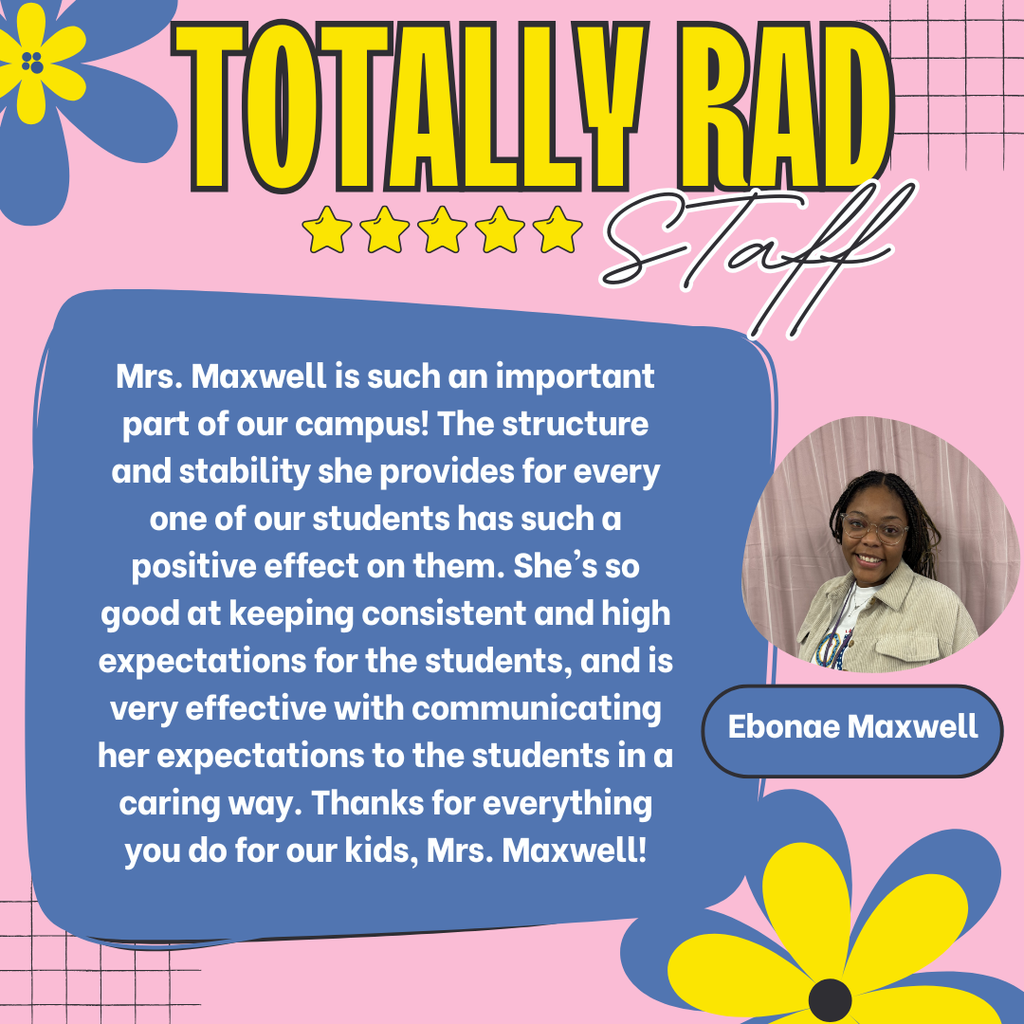 Staff Shoutout- Maxwell