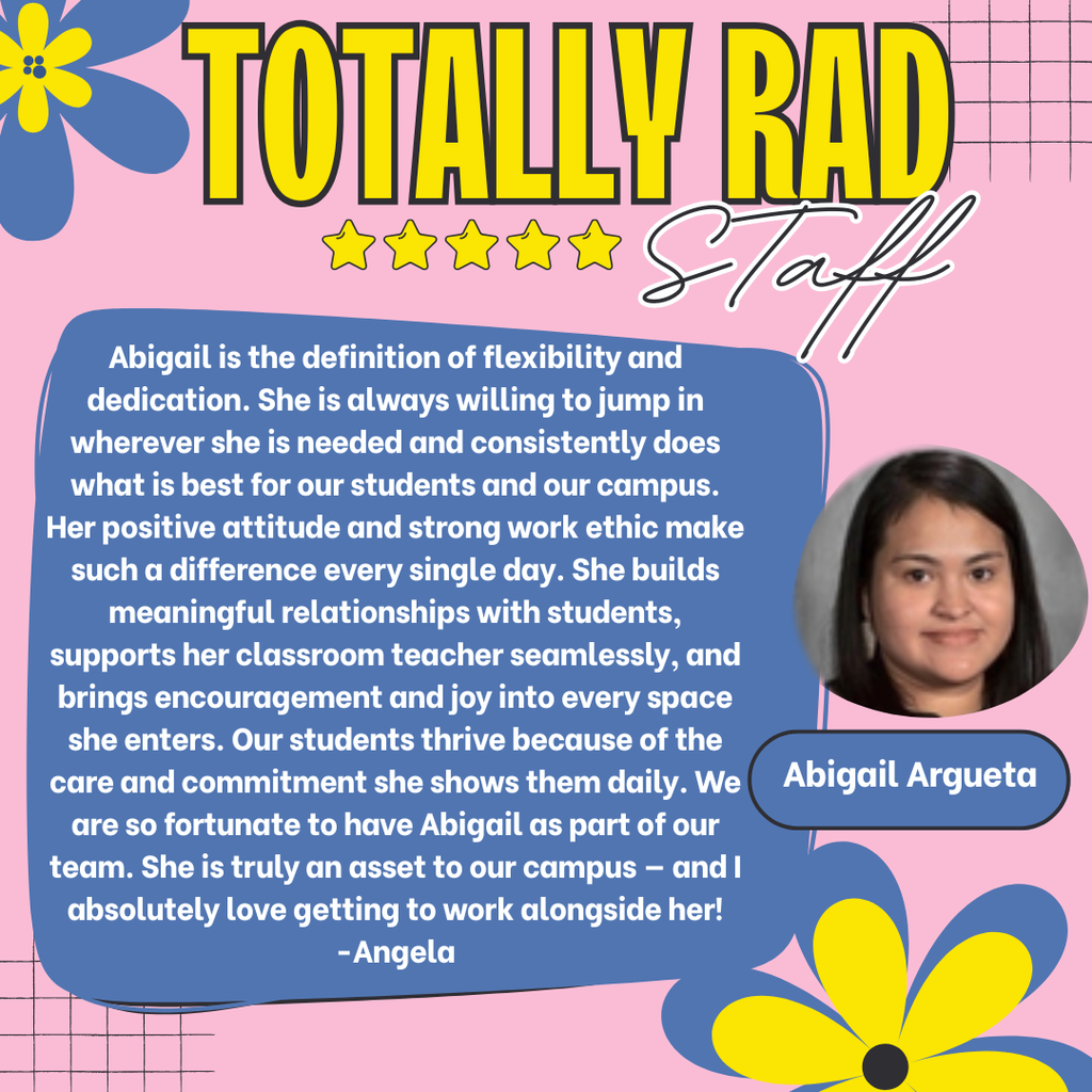 Staff Shoutout-Abigail