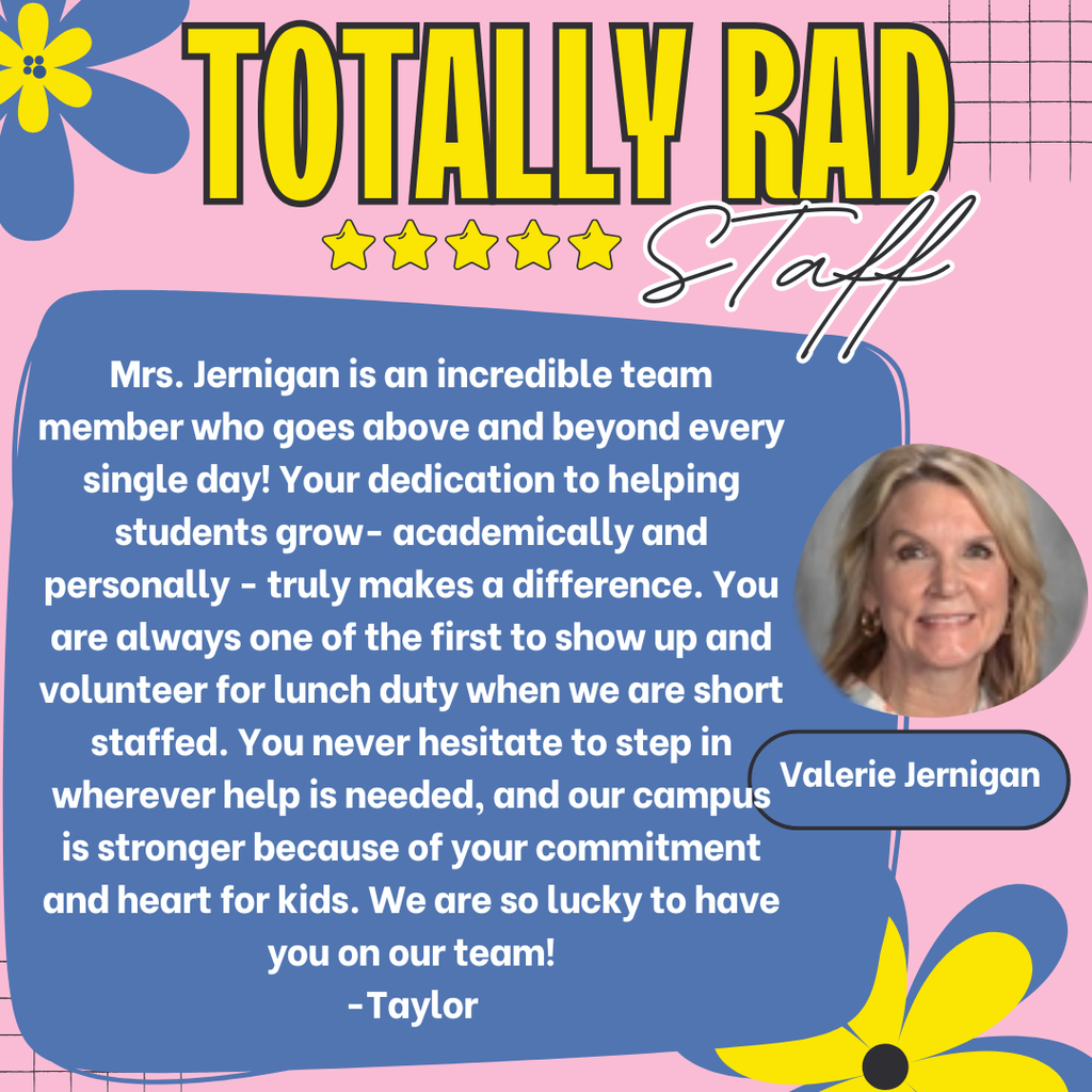 Staff Shoutout- Jernigan