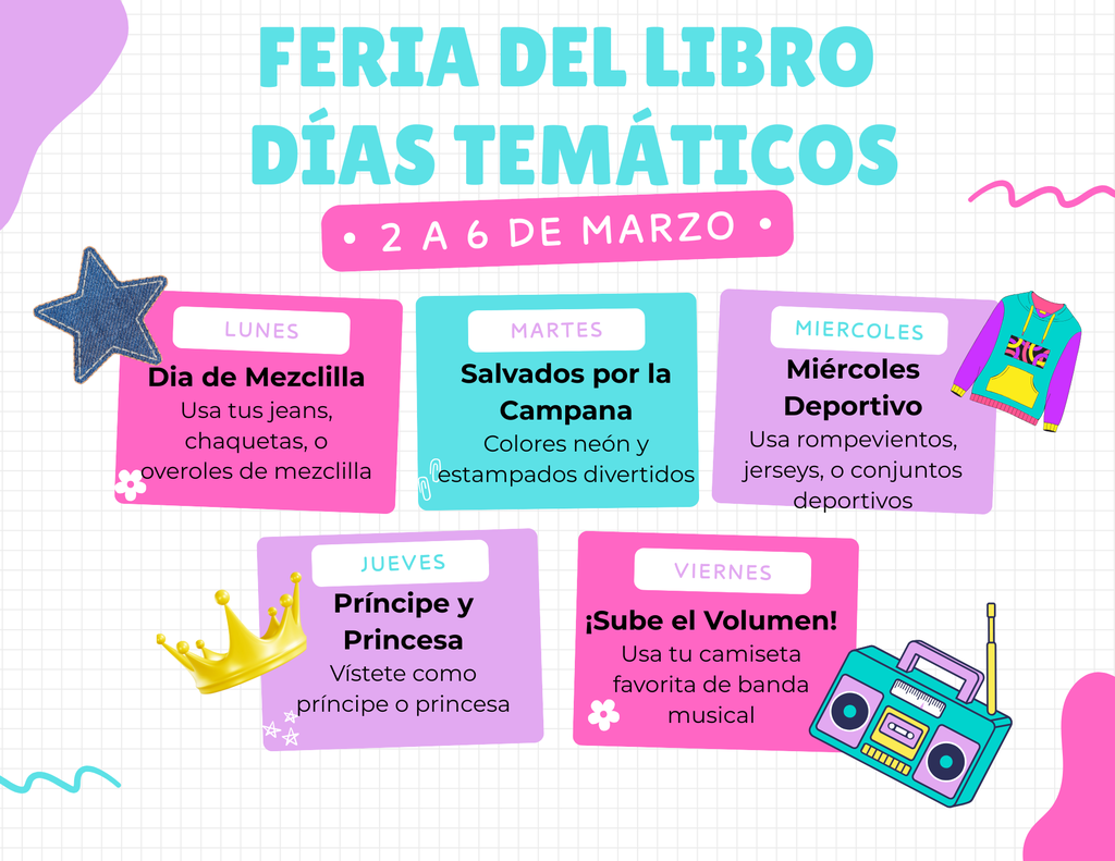 Book Fair-Dress Up Days (Spanish)
