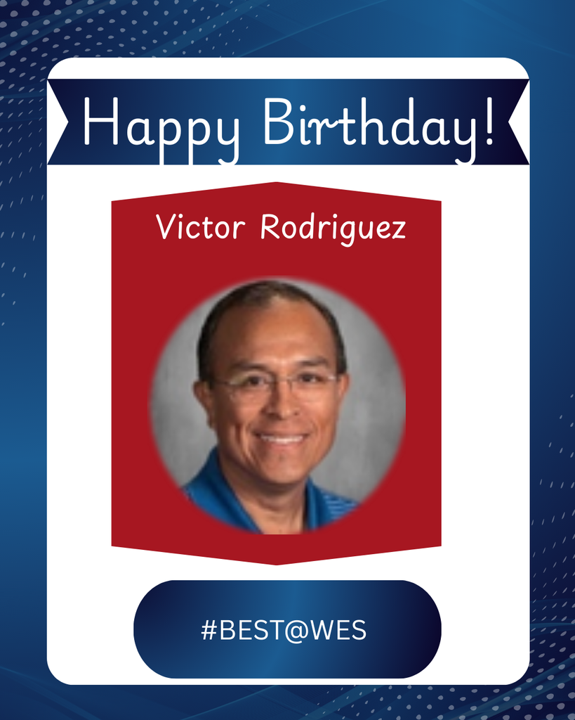 Happy Birthday Mr. Rodriguez!