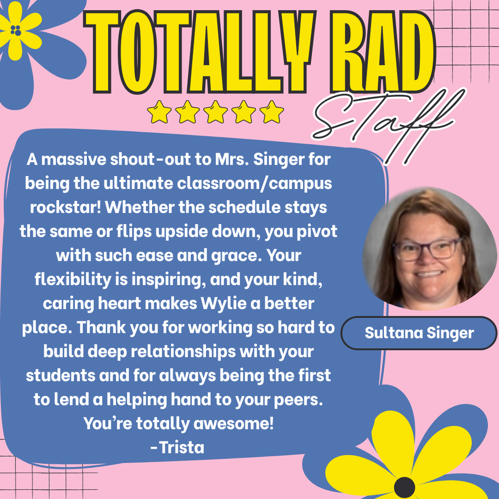 Staff Shoutout-Singer