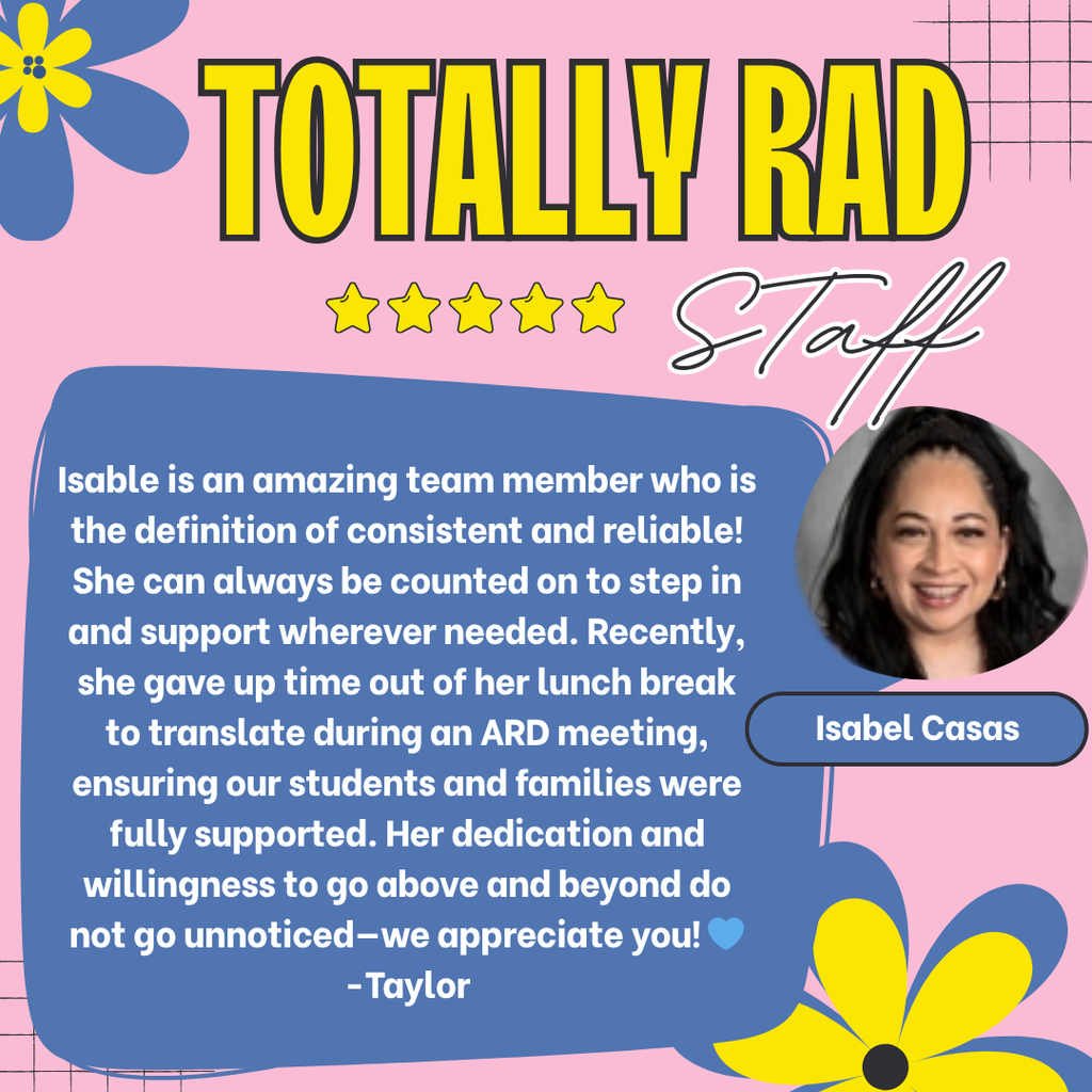 Staff Shoutout-Casas