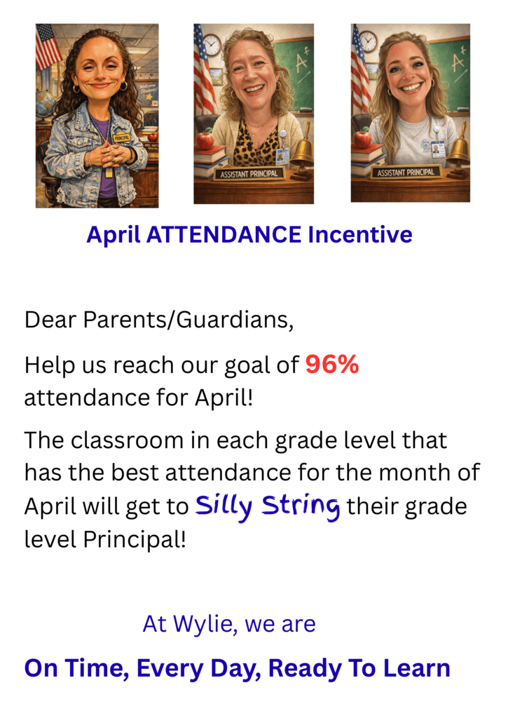 April Attendance Incentive 