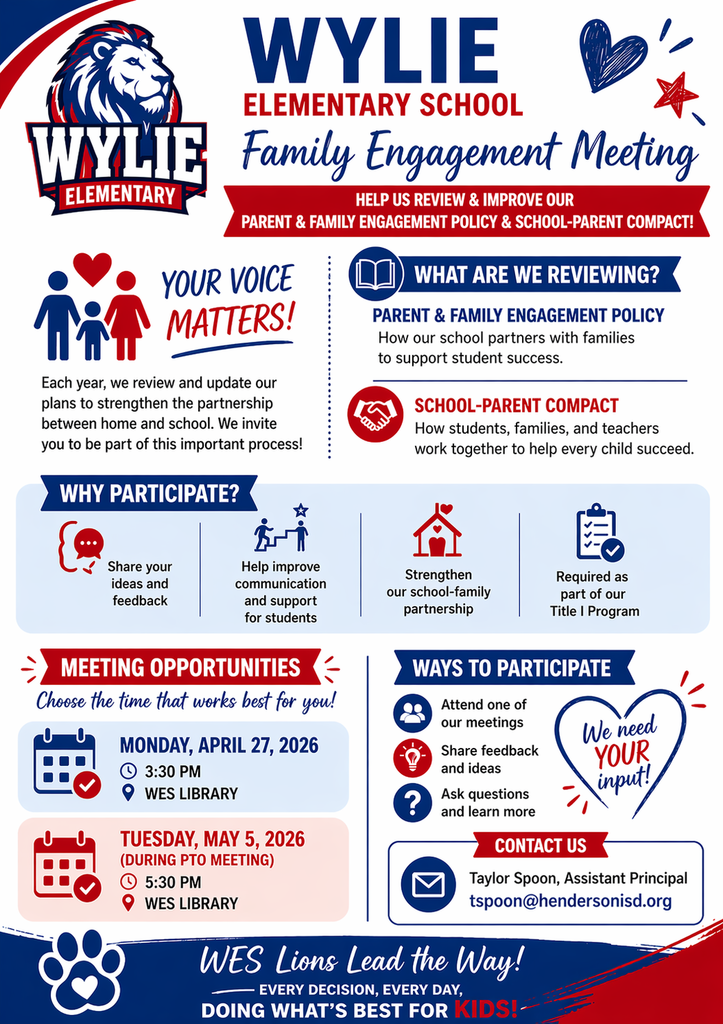 Family Engagement Meeting 