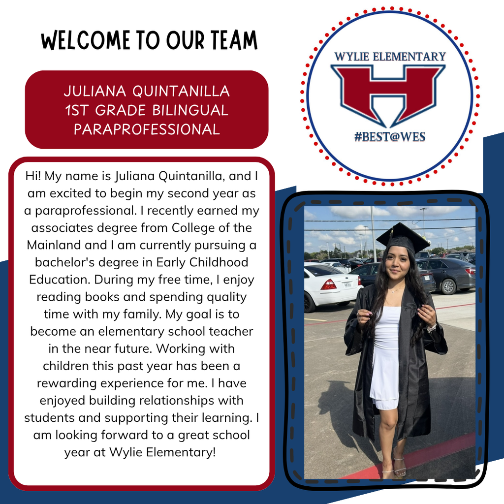 Welcome Juliana!