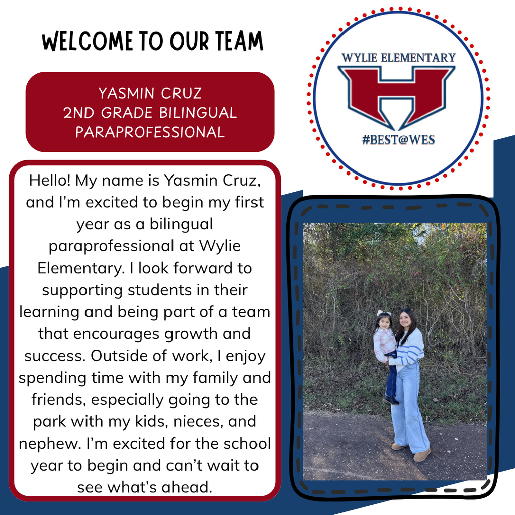 Welcome Yasmin!