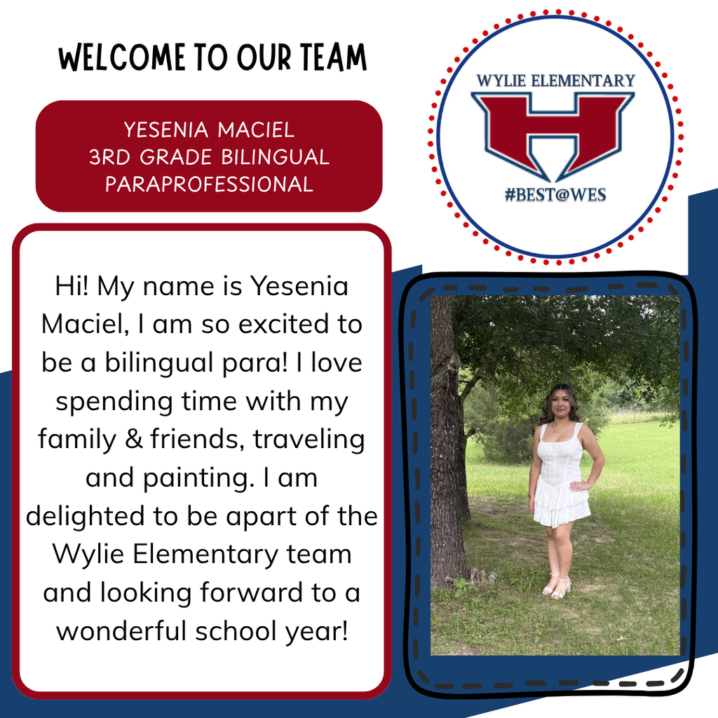 Welcome Yesenia!