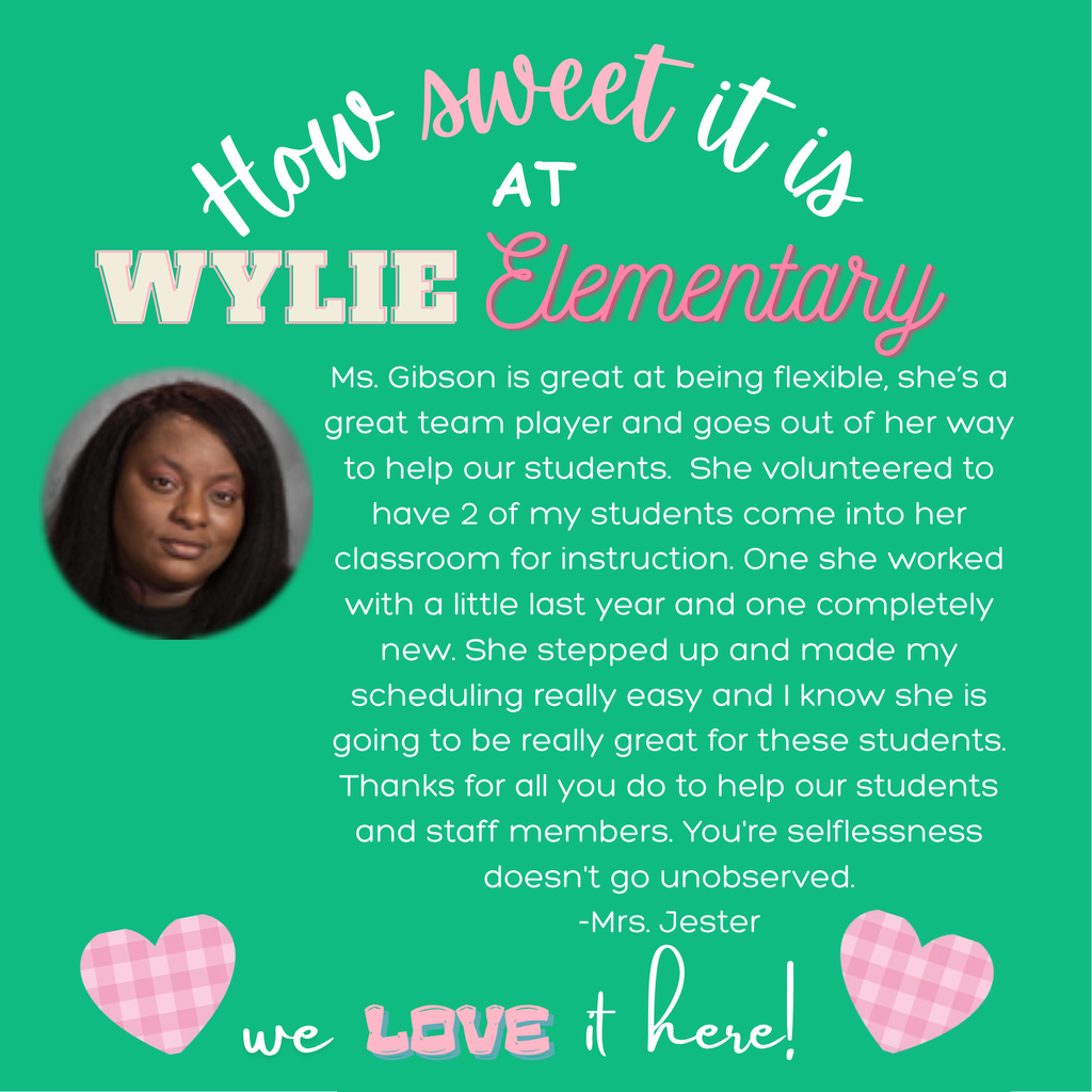 Staff Shoutout