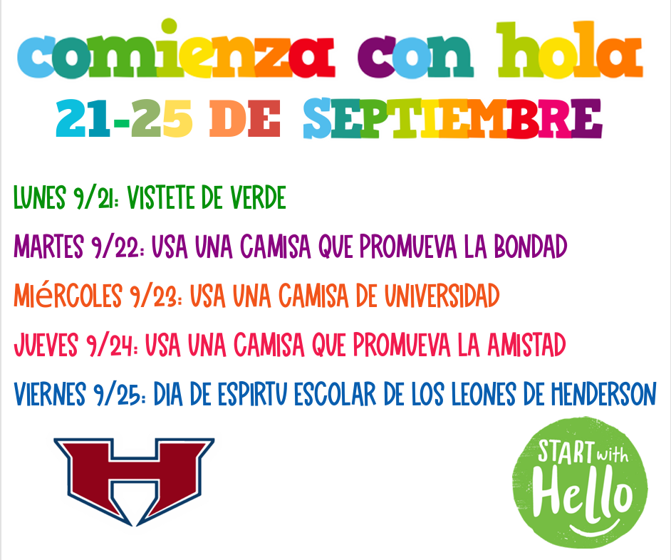 start with hello (spanish)