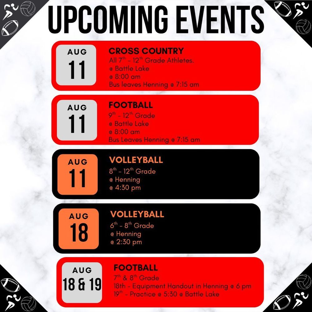 fall sports