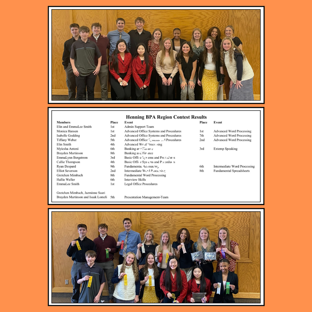 BPA members and their Regional results