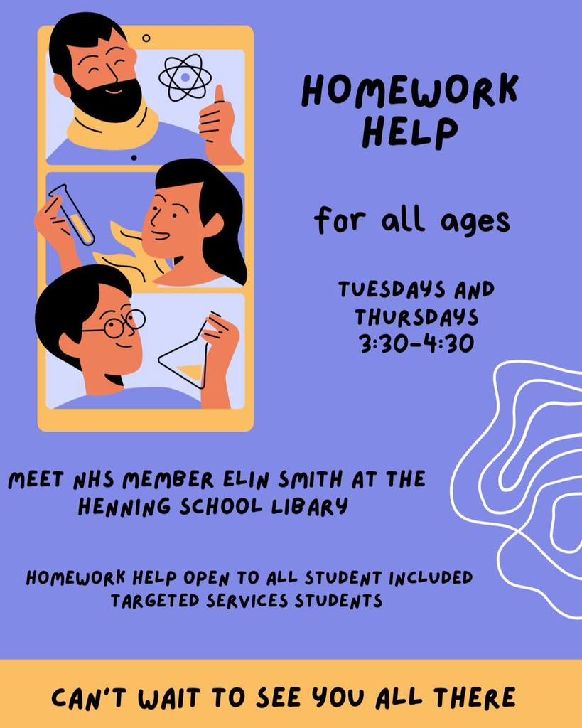 Homework Assistance Flyer