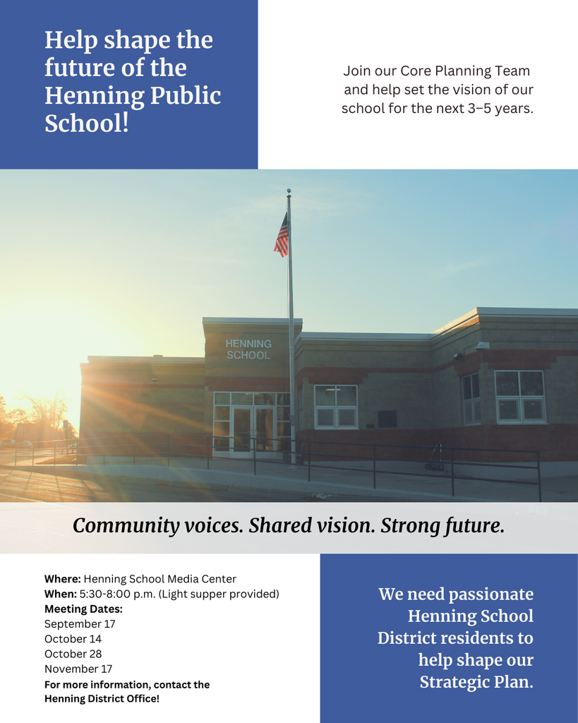 community core planning team flyer